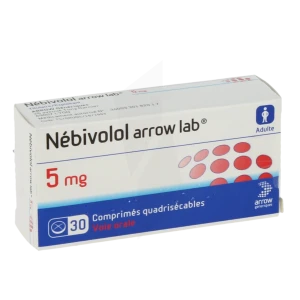 Nebivolol Arrow Lab 5 Mg Cpr Quadriséc Plq/30