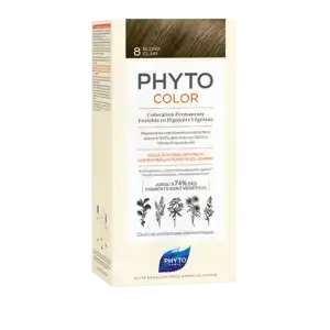 Phytocolor Kit Coloration Permanente 8 Blond Clair à Venerque
