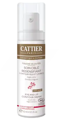 Cattier Crème Soin Ciblé Redensifiant Contour Yeux Lèvres 15ml à JOINVILLE-LE-PONT