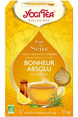 Yogi Tea Tisane Bonheur Absolu Bio 17 Sachets/2g à ANDERNOS-LES-BAINS