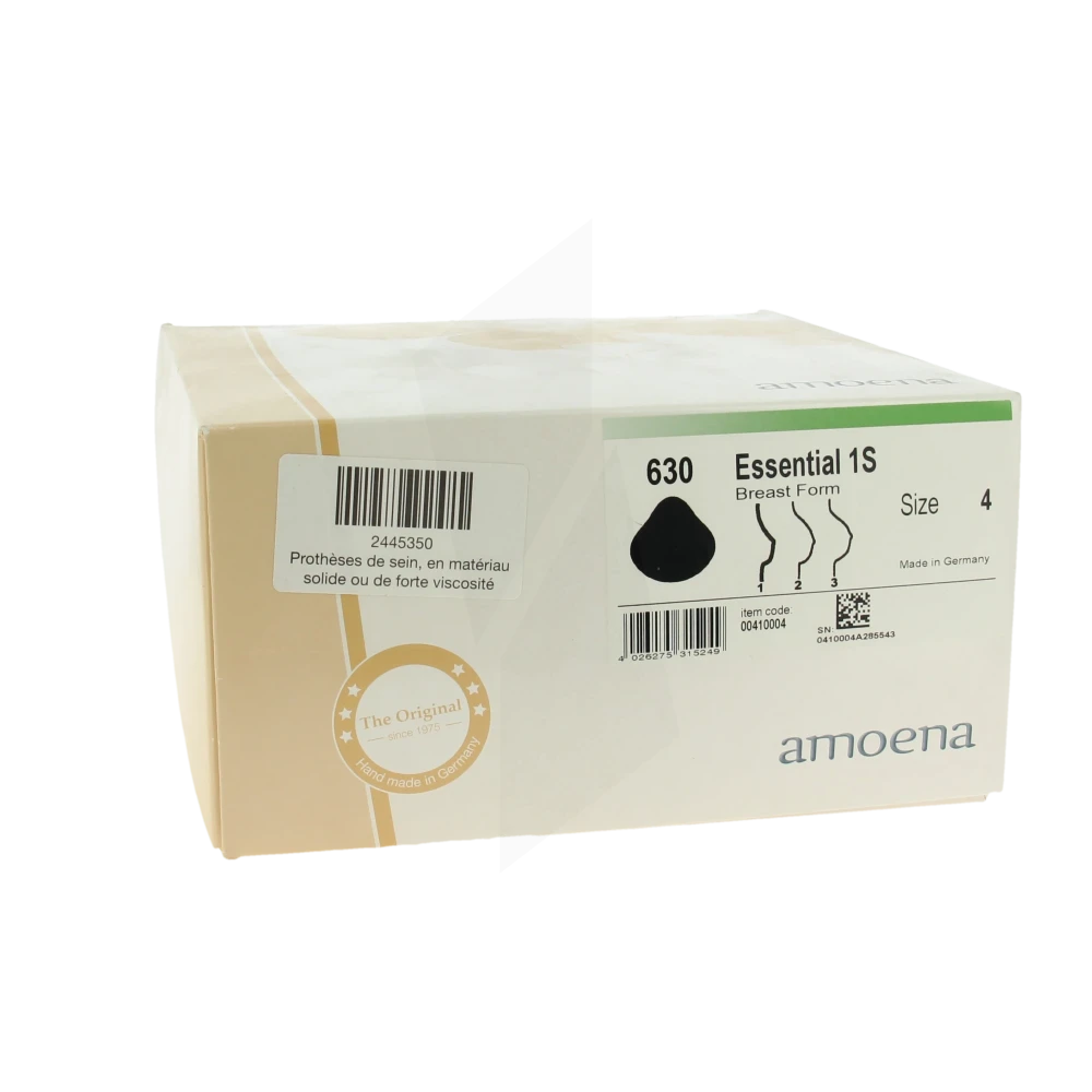 Amoena Essential 1s Prothèse Mammaire Clair T4