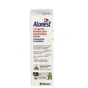 Alonest 1,5 Mg/ml, Solution Pour Pulvérisation Nasale