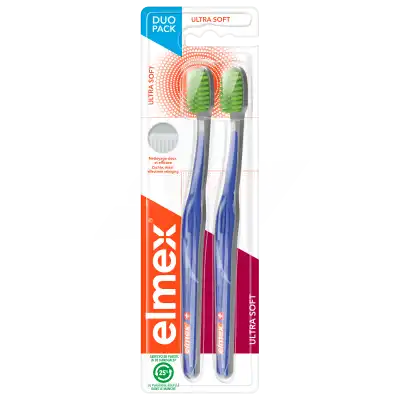 Elmex Ultrasoft Brosse à Dents Protection Caries B/2 à Lacanau
