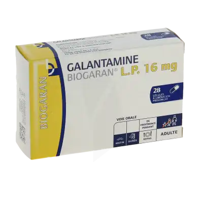 Galantamine Biogaran Lp 16 Mg, Gélule à Libération Prolongée à LA TREMBLADE