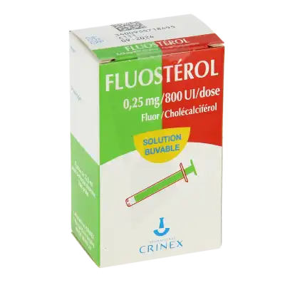 Fluosterol 0,25 Mg/800 U.i./dose, Solution Buvable à SAINT-PRIEST