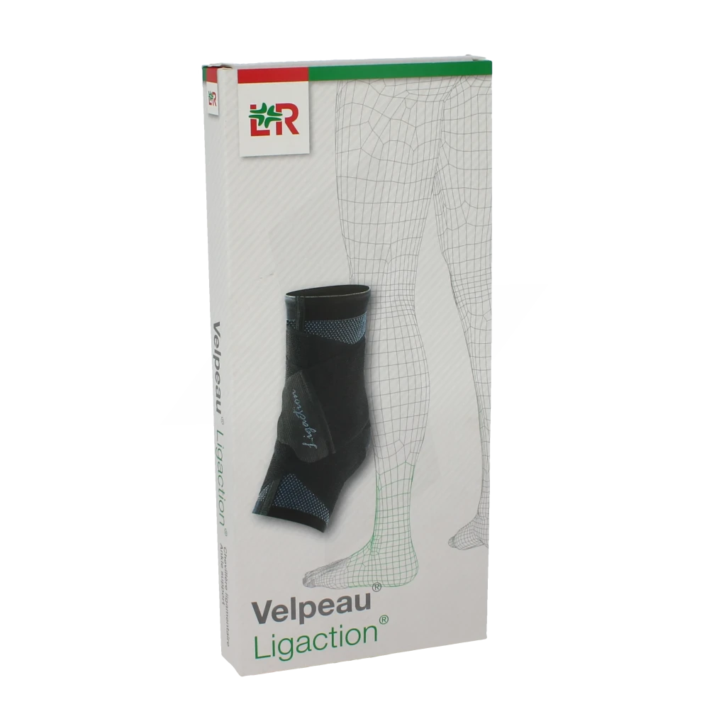 Velpeau Ligaction Chevillère Ligament Noir-blanc T2