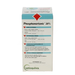 Phosphonortonic 20 %, Solution Injectable