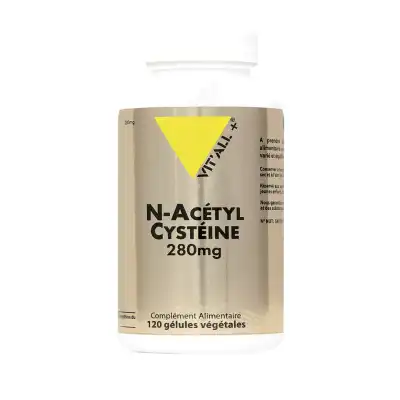 Vitall+ N-acétyl Cystéine 280mg Gélules Végétales B/120 à La Seyne sur Mer