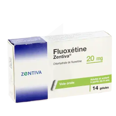 Fluoxetine Zentiva 20 Mg, Gélule à Casteljaloux