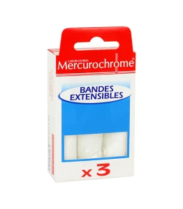 Mercurochrome Bandes Extensibles X 3