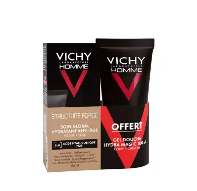 Vichy Homme Structure Force Crème Soin Jour T/50ml+gd à SENNECEY-LÈS-DIJON