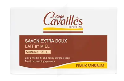 Rogé Cavaillès Savon Solide Surgras Extra Doux Lait Et Miel 250g à SAINT-GEORGES-SUR-BAULCHE