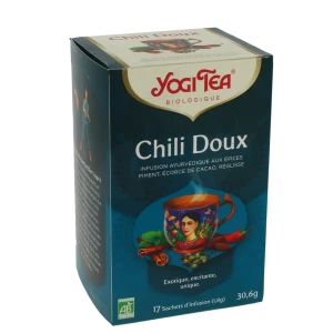Yogi Tea Tisane Ayurvédique Chili Doux Bio 17 Sachets/1,8g
