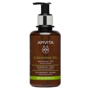 Apivita - Cleansing Gel Purifiant - Visage Avec Propolis & Agrume (citron Vert) 200ml