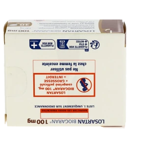 Losartan Biogaran 100 Mg, Comprimé Pelliculé