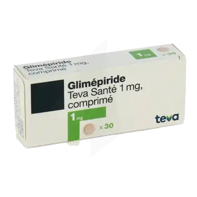 Glimepiride Teva Sante 1 Mg, Comprimé à Eysines
