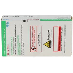 Telmisartan/amlodipine Arrow 80 Mg/10 Mg, Comprimé