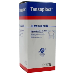 Tensoplast Hb Bande Adhésive élastique 15cmx2,5m