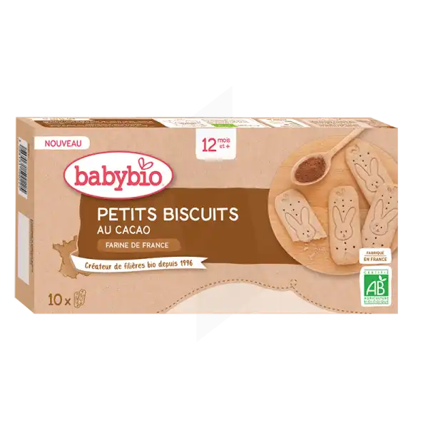 Babybio Biscuit Cacao B/160g