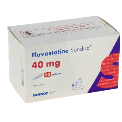 Fluvastatine Sandoz 40 Mg, Gélule à Angers
