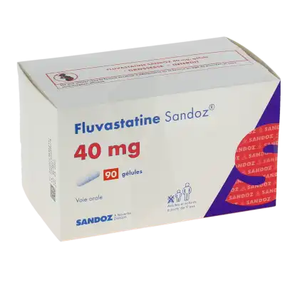 FLUVASTATINE SANDOZ 40 mg, gélule