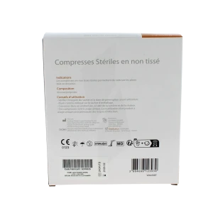 Vitadomia Compresses Stérile Non Tissé 10x10cm 10 Sachets/2