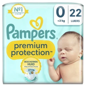 Pampers Premium Protection Couche New Baby T0 Paq/22