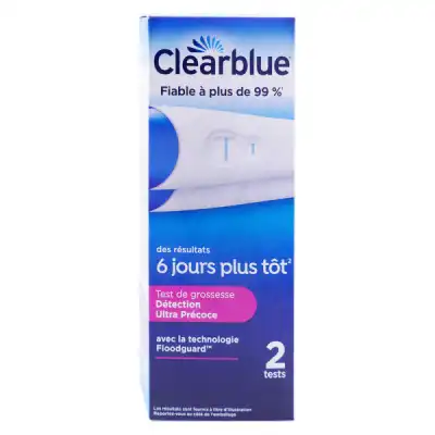 Clearblue Early Test De Grossesse Détection Précoce B/2 à Yvrac