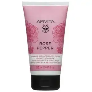 Apivita - Rose Pepper Crème Corps Raffermissante Et Remodelante Avec Rose Bulgare & Poivre Rose 150ml