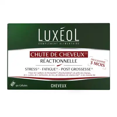 Luxéol Chute De Cheveux Réactionnelle Gélules B/90 à PARIS