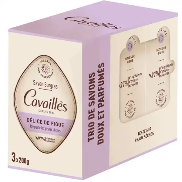 Cavailles Sav Delice De Figue 3x200g