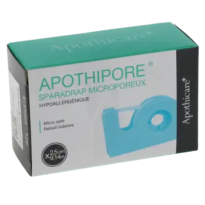 Apothicare Apothipore Sparadrap Microporeux 2.5x9 à CORMEILLES-EN-PARISIS