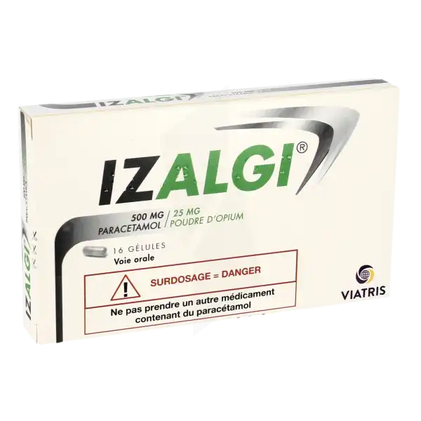 Pharmacie Mercier - Médicament Izalgi 500 Mg/25 Mg, Gélule ...