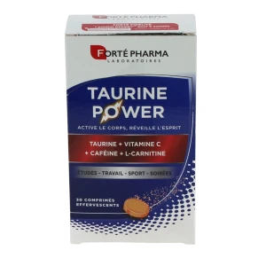 Energie Taurine Power Comprimé Effervescent B/30