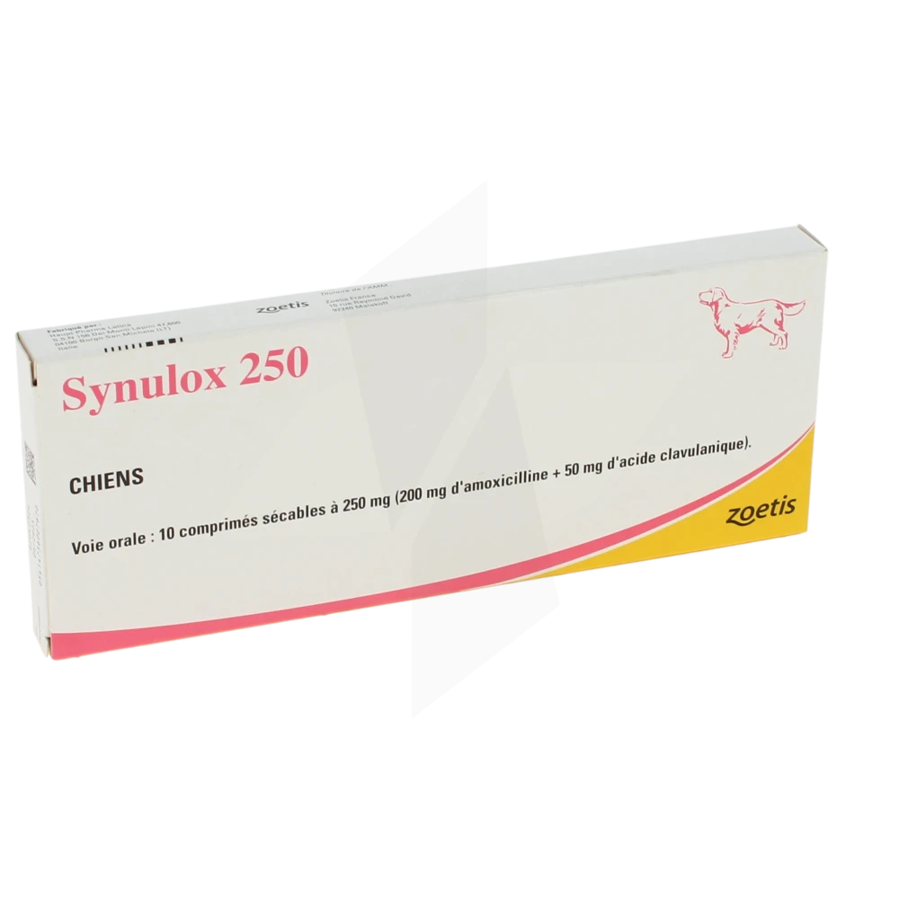 Synulox 250, Comprimé