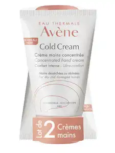 Avène Eau Thermale Cold Cream Duo Crème Mains 2x50ml à Paris
