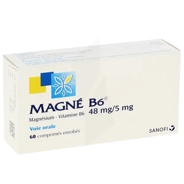 Magne B6 48 Mg/5 Mg, Comprimé Enrobé