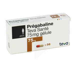 Pregabaline Teva Sante 75 Mg, Gélule