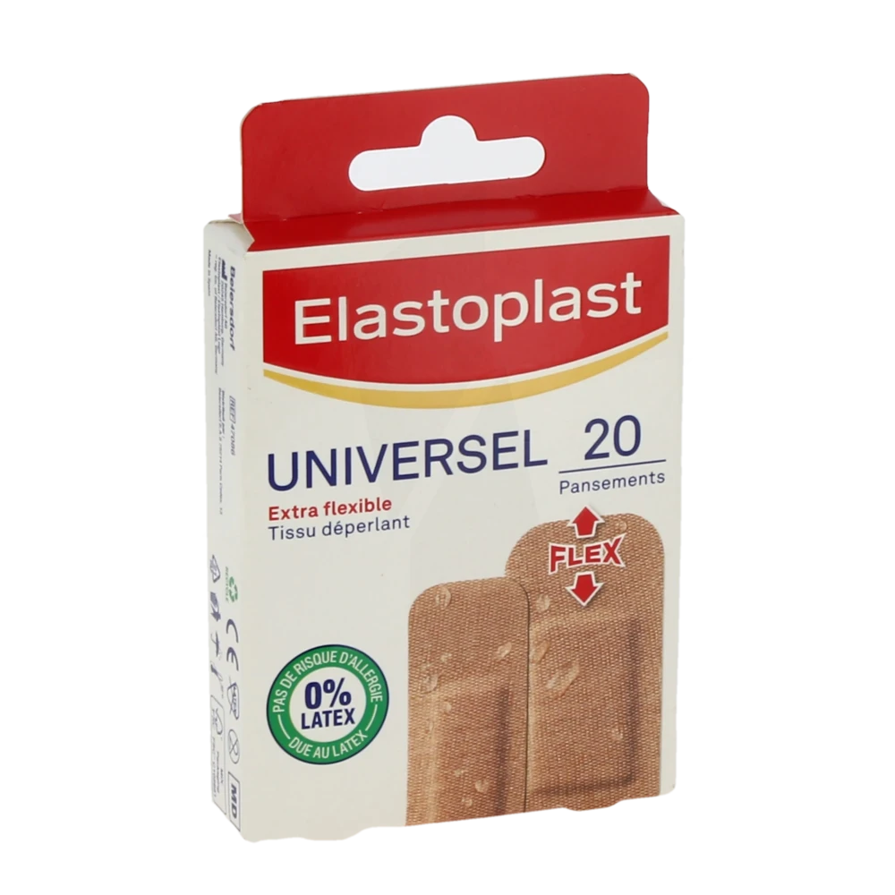 Elastoplast Universel Tissu Pansement Adhésif B/20