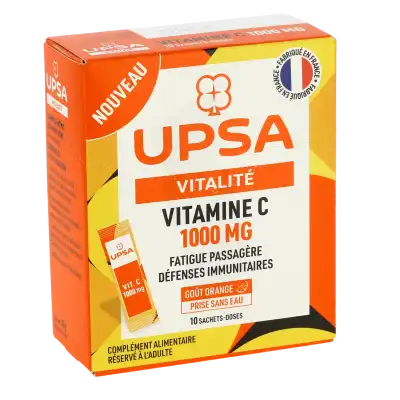 Upsa Vitamine C 1000 Poudre 10 Sachets à VILLENAVE D'ORNON