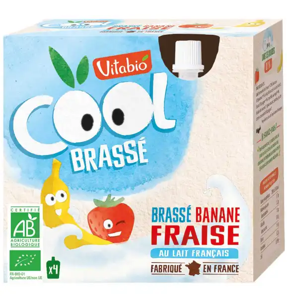 Vitabio Cool Brassé Banane Fraise