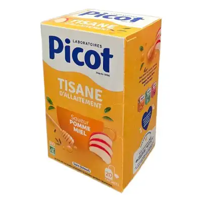 Picot Tisane D'allaitement Pomme Miel Bio 20 Sachets à Trelissac