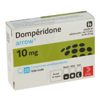 Domperidone Arrow 10 Mg, Comprimé Orodispersible à  JOUÉ-LÈS-TOURS