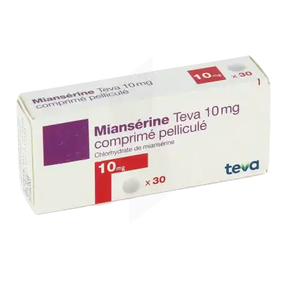 Mianserine Teva 10 Mg, Comprimé Pelliculé à TOULOUSE