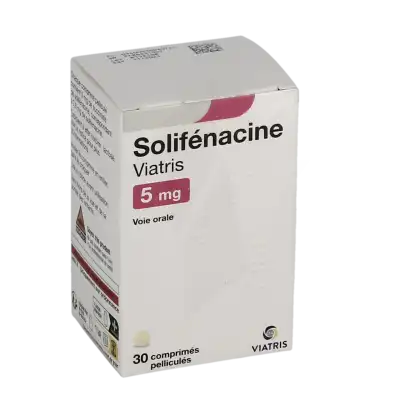 Solifenacine Viatris 5 Mg, Comprimé Pelliculé à Chelles