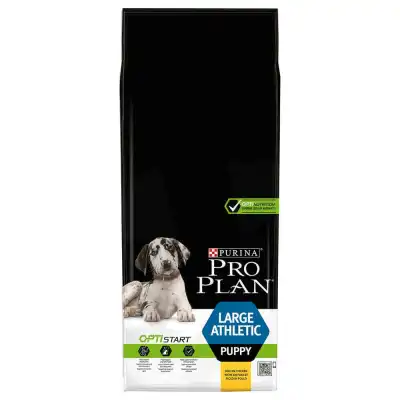 Pro Plan - Croquettes OPTISTART Large Athletic Poulet pour Chiot - 12Kg