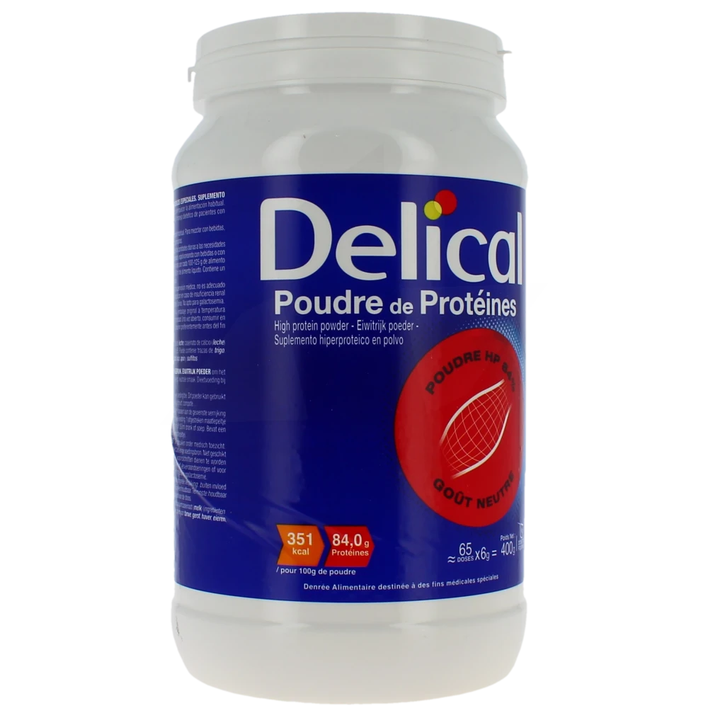 Delical Pdr De Protéines Neutre B/400g