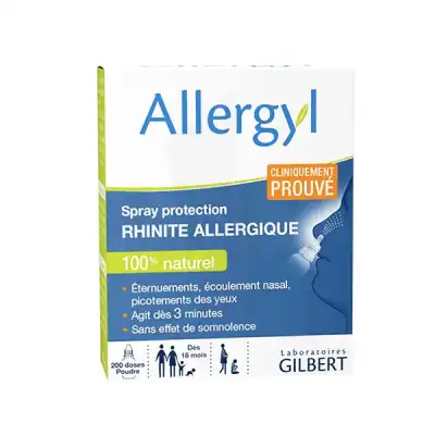 Allergyl Spray Protection Rhinite Allergique 800mg à Paris