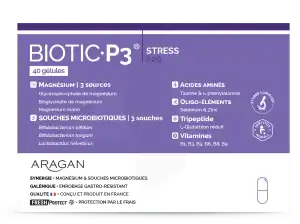 Aragan Biotic P3 Stress P.p.o. Gélules B/40 à VILLENAVE D'ORNON