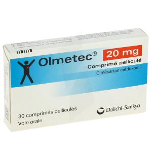 Olmetec 20 Mg, Comprimé Pelliculé